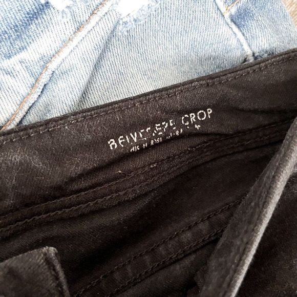Fidelity Belvedere Crop Black Skinny Jeans 29 - Picture 8 of 8